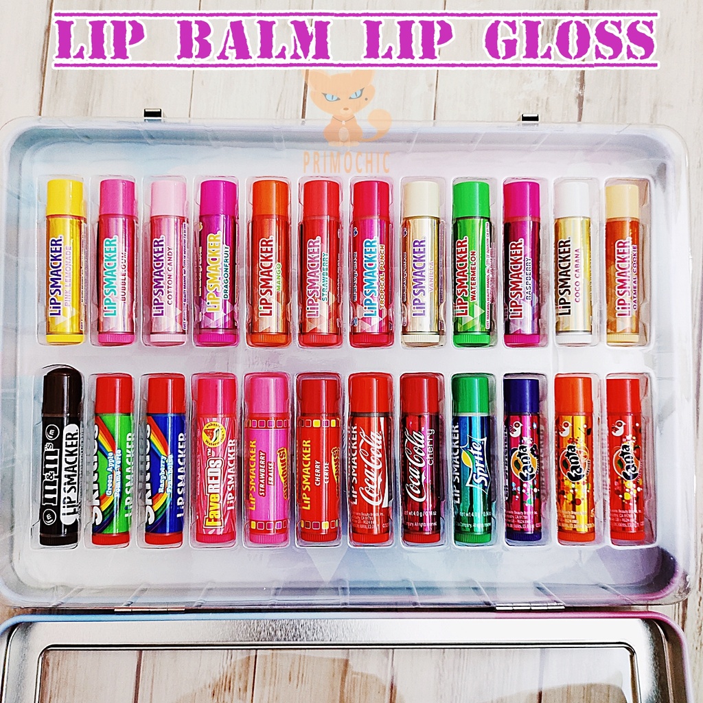 Delicious! Lip Balm Lip Smacker Chapstick Lip Gloss Fruity Coca Cola Varieties Flavors