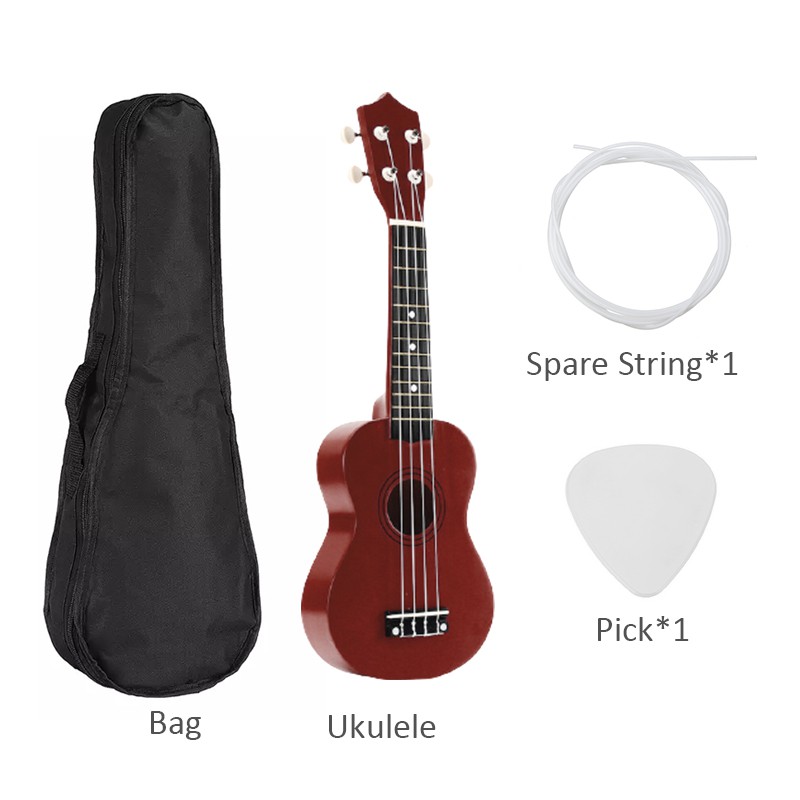 🎁KL STORE✨ 21 inch ukelele Soprano guitar musical gifts instrument 4 string Hawaiian guit
