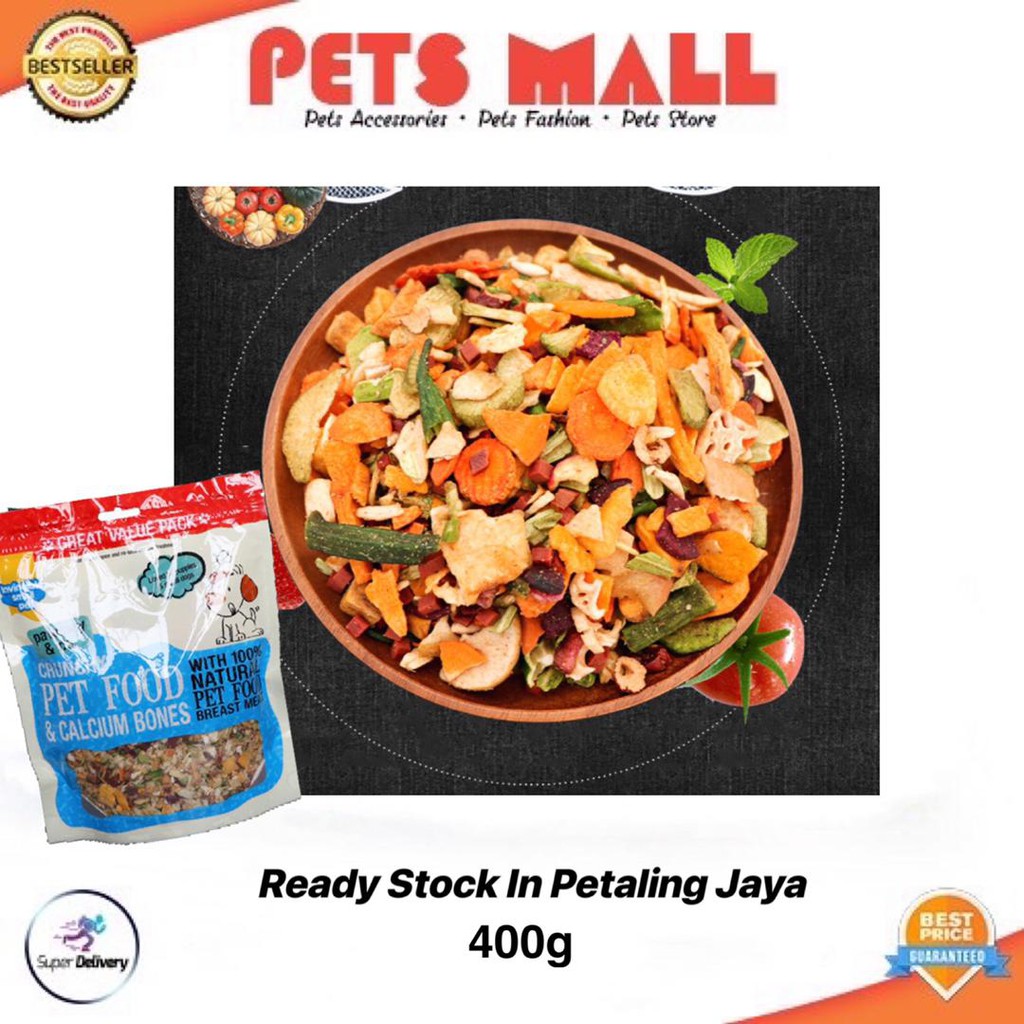 Pet Food Mixer Dehydrated Mix Vegetable fish chicken Multivitamins