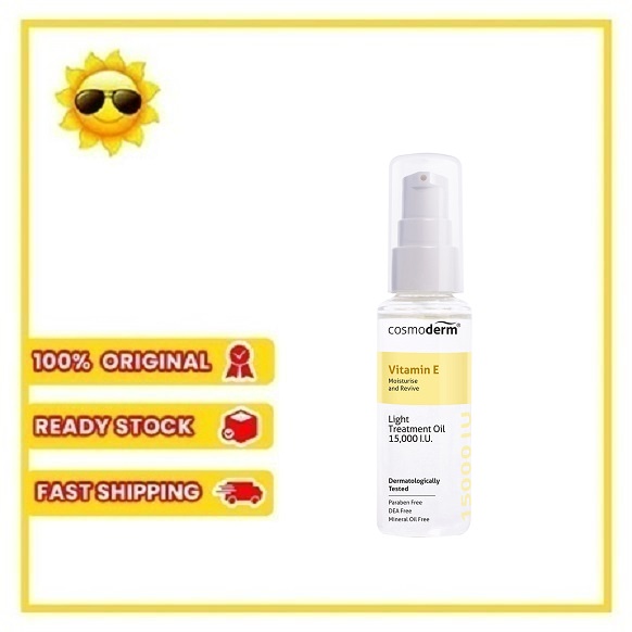 Cosmoderm VITAMIN E LIGHT TREATMENT Oil 15 000 15000 I U 30ML 
