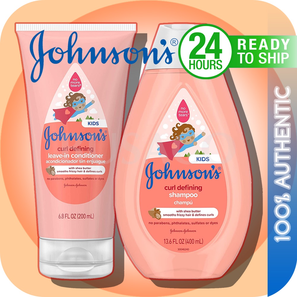 Johnson's Baby CurlDefining Shampoo & Leavein Conditioner Frizz