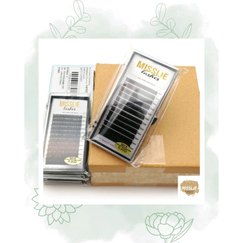 Misslie Brand Soft Eyelash Extension Eyelashes Guaranteed Good
