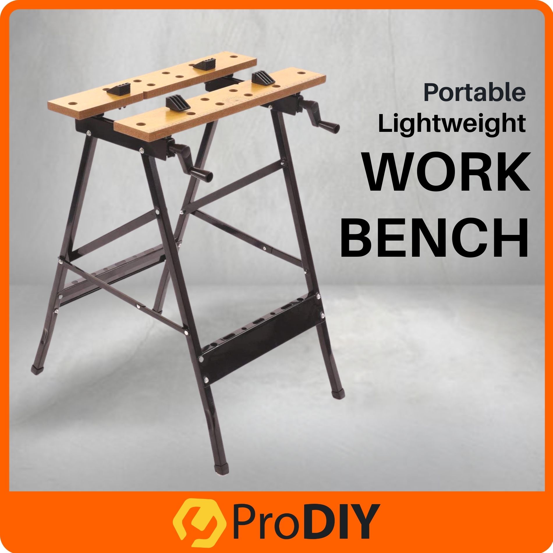 Portable Lightweight Foldable Universal Work Bench Work Station Working Table With Vise Vice Clamp Holder Wood Working