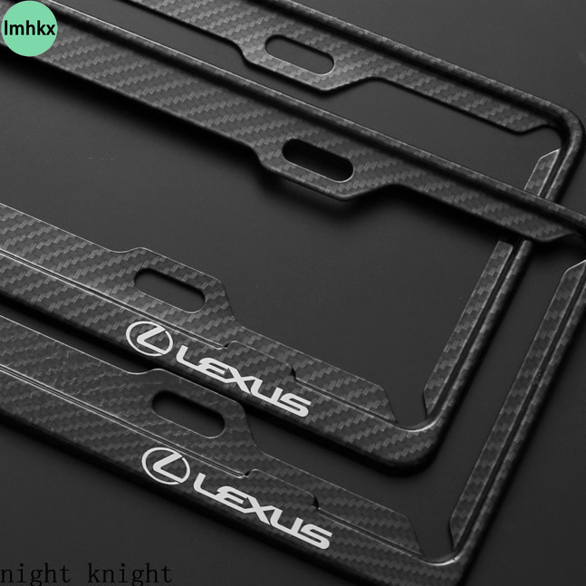 kth0868 Lexus Carbon Fiber Pattern License Plate Protection Frame For