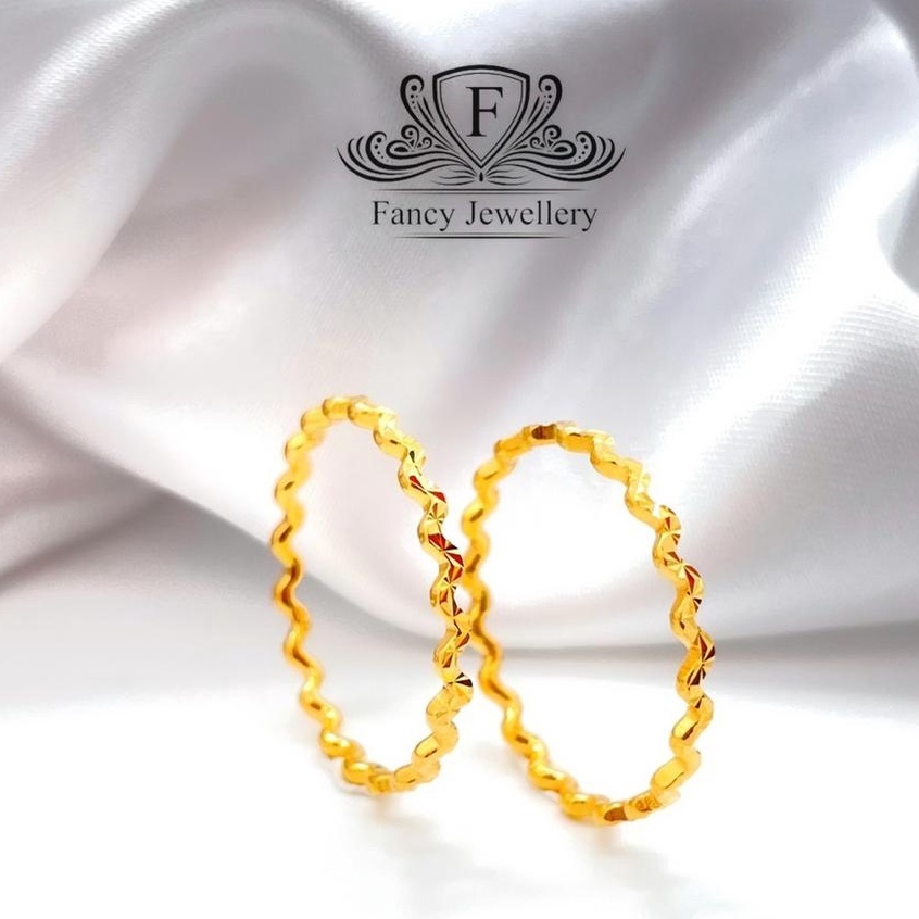 💎💎Fancy Jewellery💎💎 Emas 916 Cincin Zigzag Emas 916 tulen Bajet Emas 916