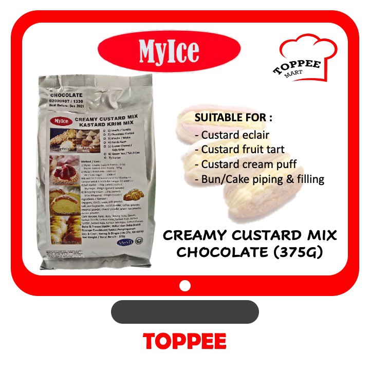 CLEARANCE - MYICE INSTANT CUSTARD POWDER CREAMY CUSTARD MIX VANILLA ...