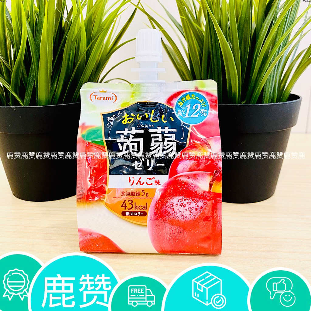 Japan Tarami Oishii Konnyaku Jelly Apple Flavoured 150g Shopee Malaysia