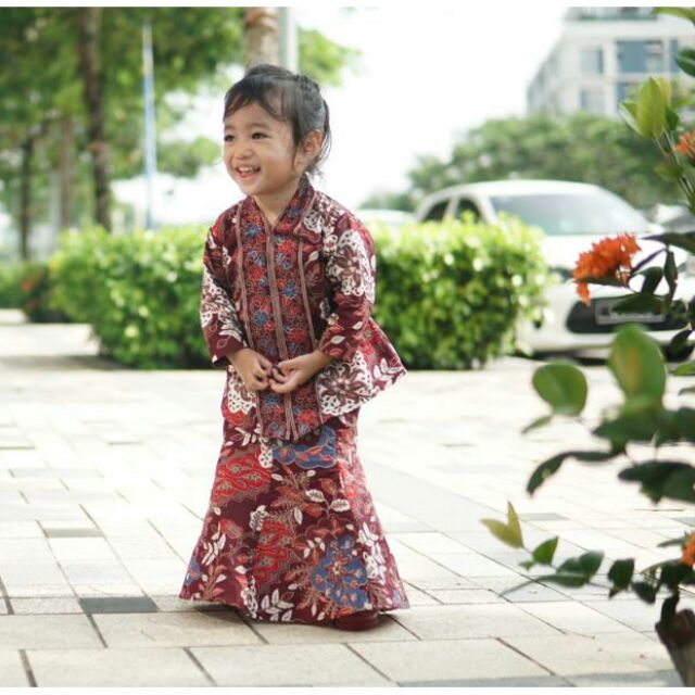 BAJU BATIK BUDAK PEREMPUAN  Shopee Malaysia