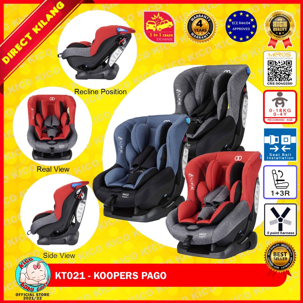 BABY CARSEAT KOOPERS PAGO BAYI SEAT KERETA BAYI BARU LAHIR NEWBORN WITH