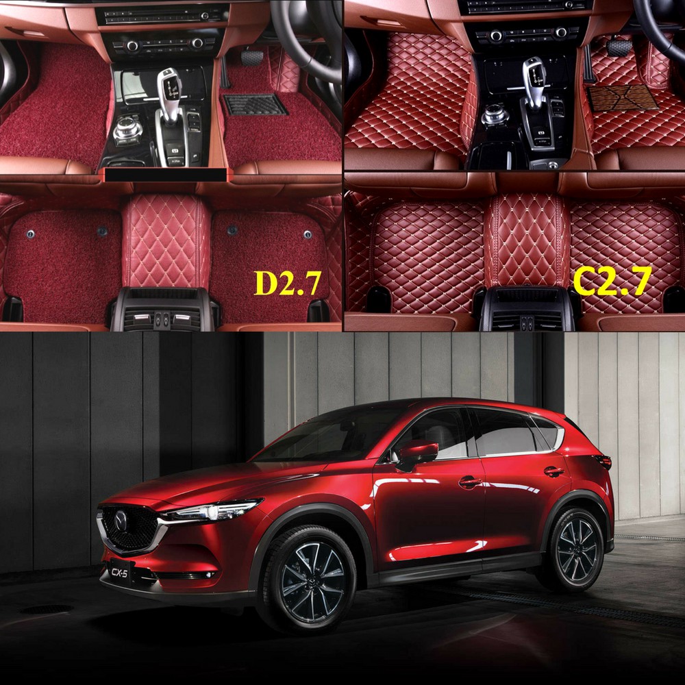 Mazda Cx5 Cx3 Cx9 Custom Car Floor Mats Double Layer Shopee Malaysia