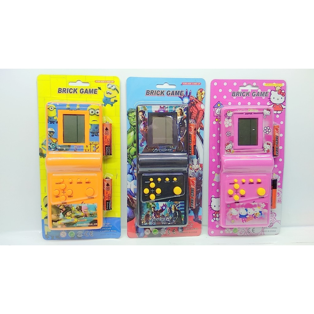 Classic Tetris Game Console Palm Small Old-Fashion Vintage  Handheld90后经典俄罗斯方块黑白游戏机掌上游戏| Shopee Malaysia