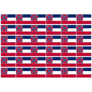 Mississippi State Flag American State Flag Sticker Puure Shopee Malaysia - mississippi flag roblox
