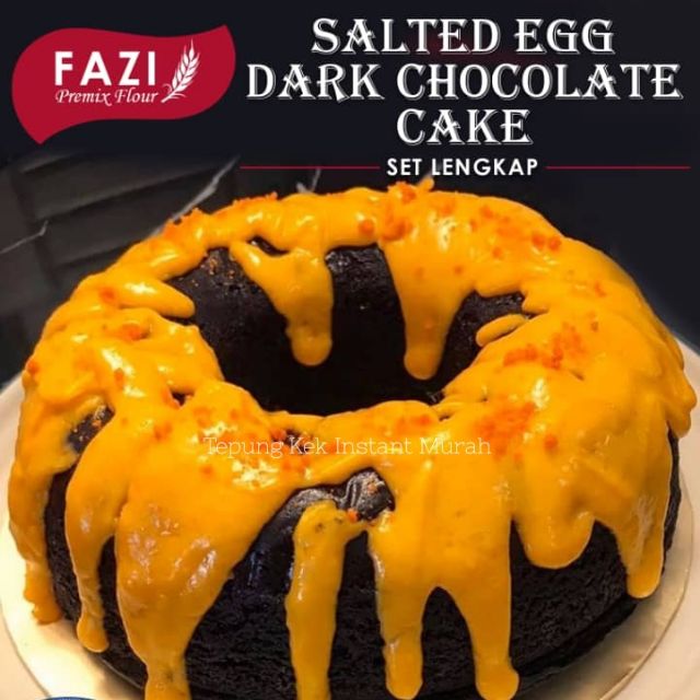 Salted Egg Dark Coklat Cake Kek Coklat Telur Masin Shopee Malaysia