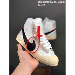 nike blazer off white sizing