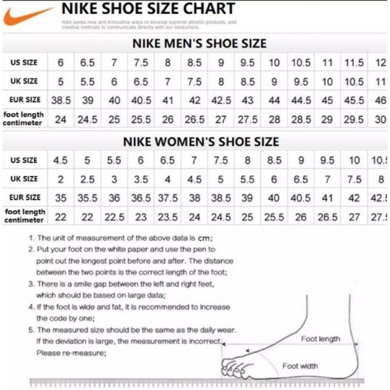 nike cap size chart