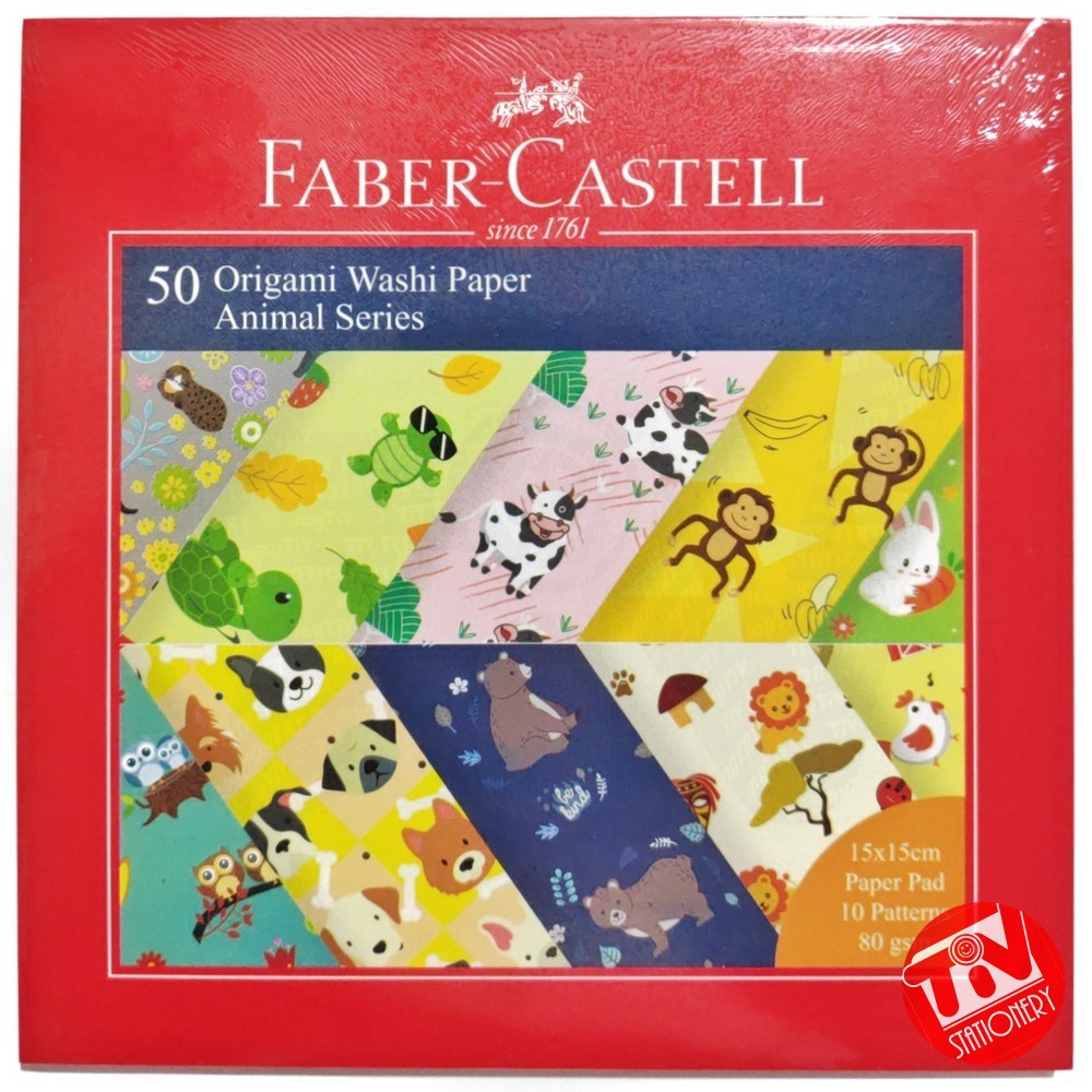 Fabami Castell Origami Washi Paper Animal 15x15 Cm Shopee Malaysia