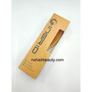 IGD #C-266 Gold Wood Barber Brush