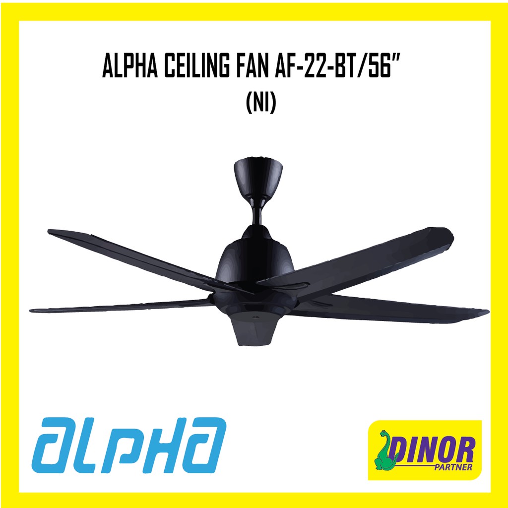 Alpha Bluetooth Ceiling Fan 56 Inch Af22 Bt 56 Shopee Malaysia