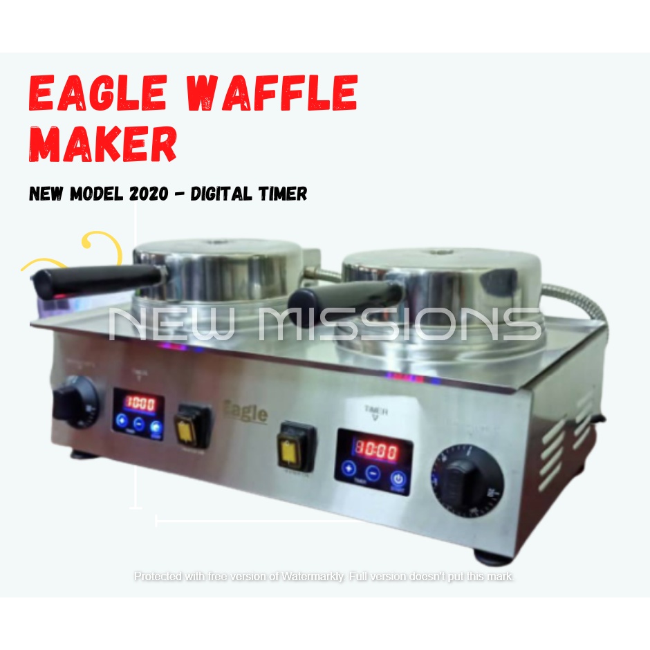 Waffle Machine Original Eagle New Model Digital Timer Eagle Waffle