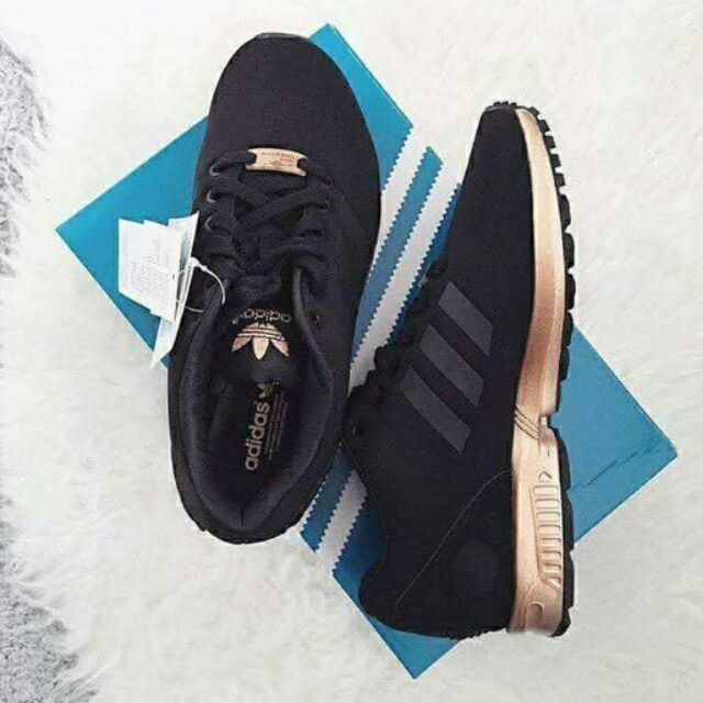 zx flux rose gold