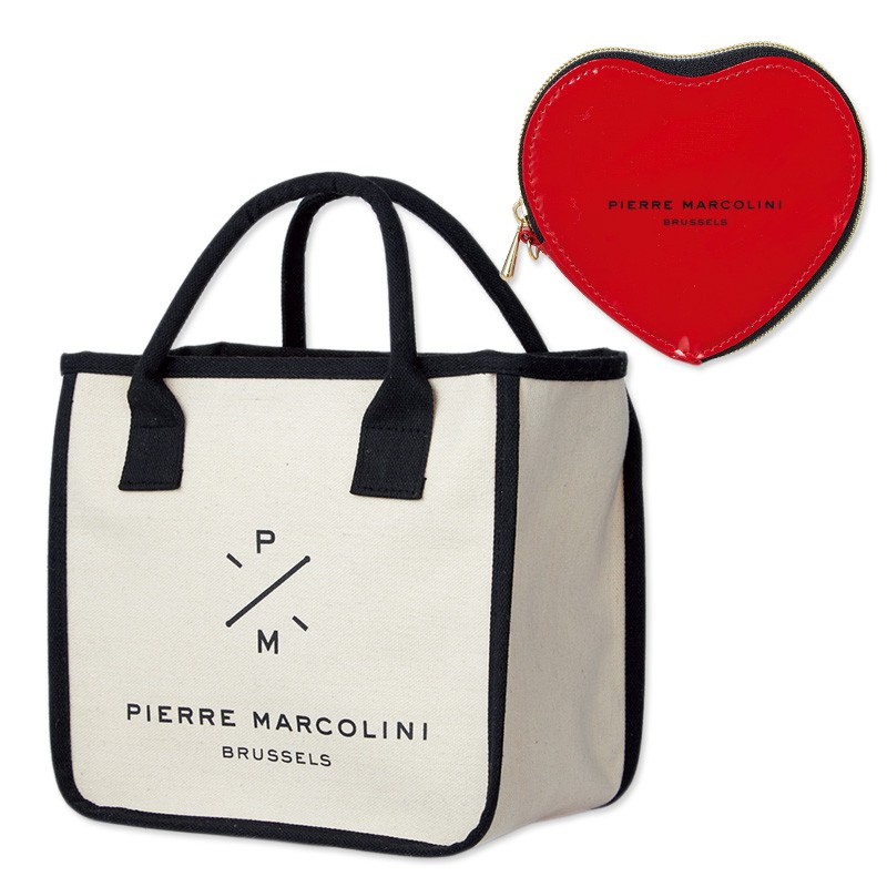 156 Japan Magazine Book Pierre Marcolini Two Piece Set Canvas Tote Pack Love Leather Bag Shopee Malaysia