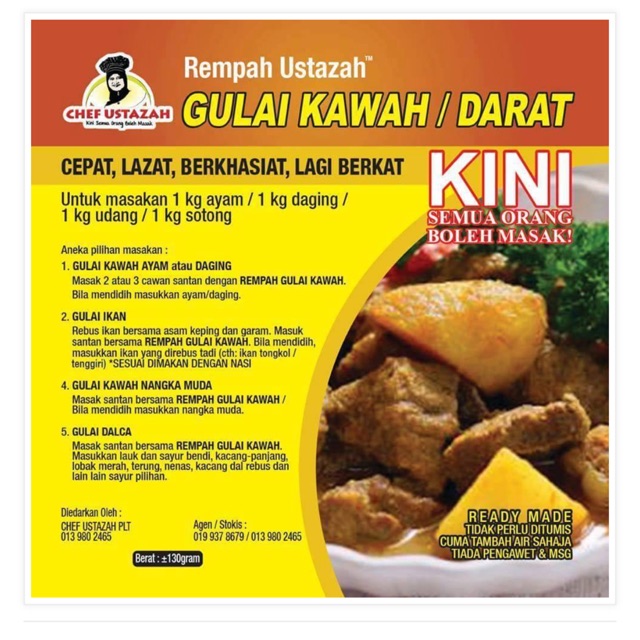 Resepi Daging Gulai Kawah Terengganu Dunia Belajar