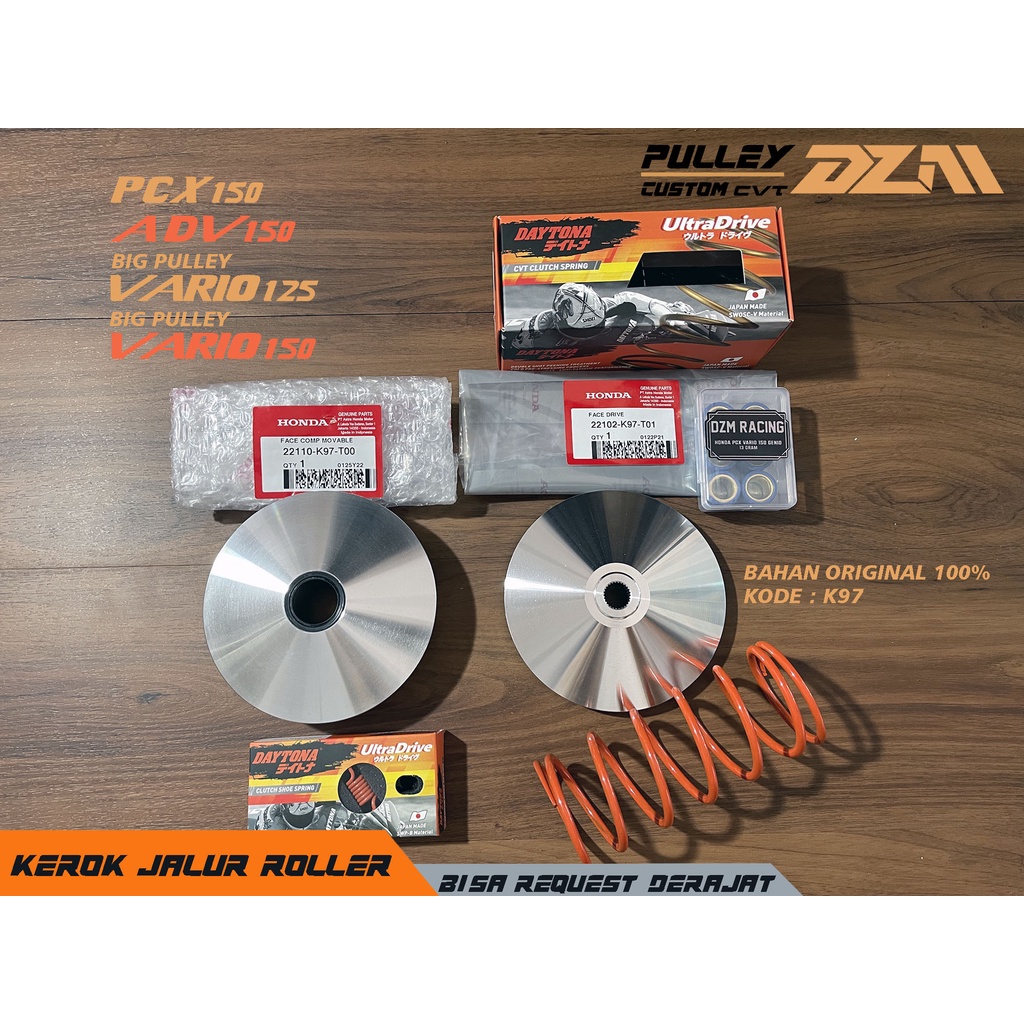 Custom Upgrade Pully Puli Package Home Roller CVT PCX 150 K97 Local ADV