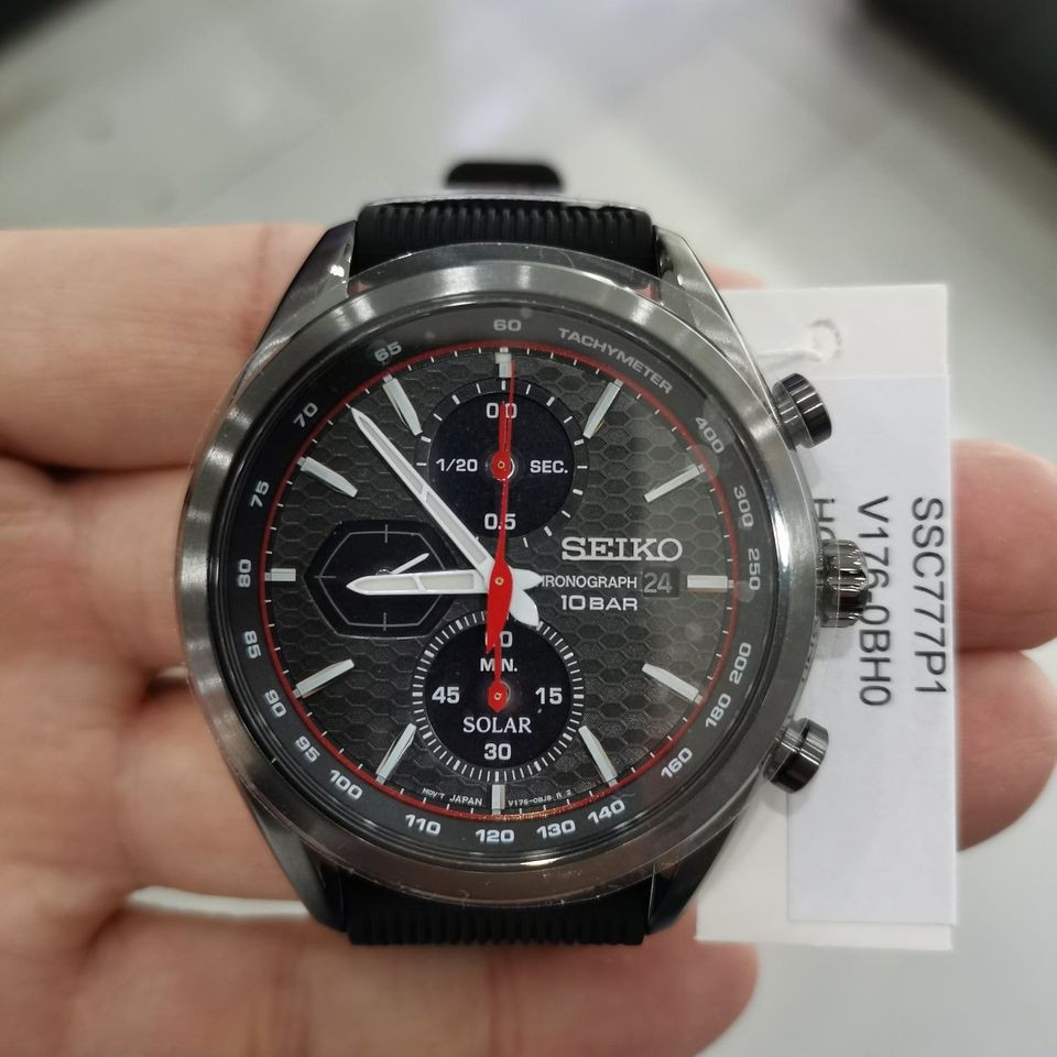 SEIKO Chronograph Solar SSC769P1/SSC771P1/SSC773P1/SSC775P1/SSC777P1 | Shopee Malaysia