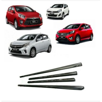 PERODUA AXIA ACCESSORIES- AXIA DOOR BELT MOULDING CHROME 