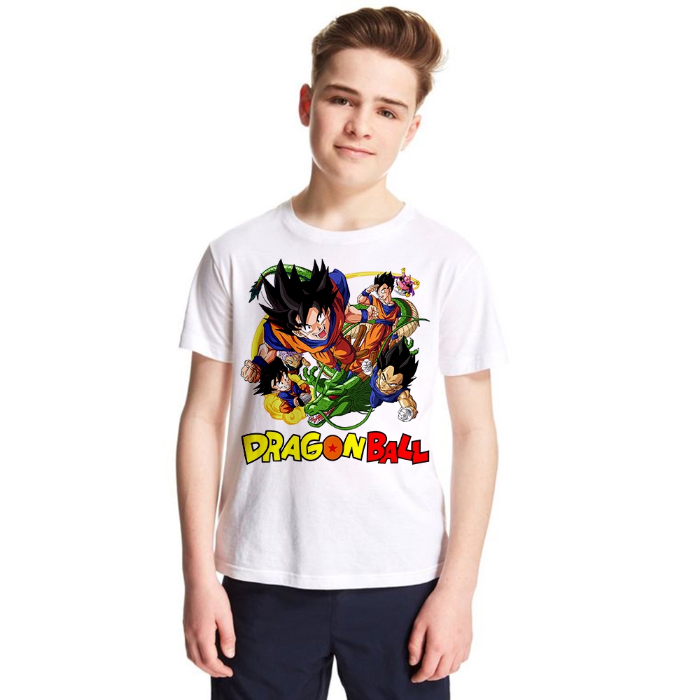 Kids Goku 3D T Shirt DBZ T-Shirts Boys Casual Tees Anime ...