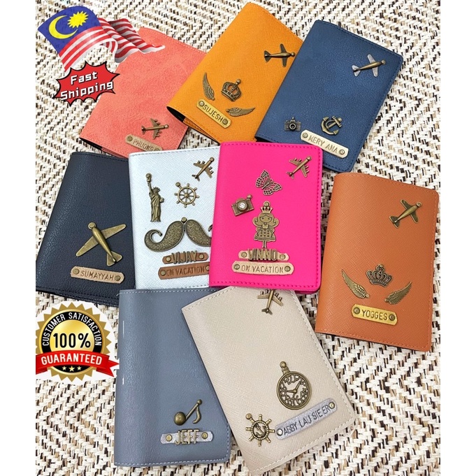 Passport Cover NAME➕LOGO✅READY STOCK FAST DELIVERY