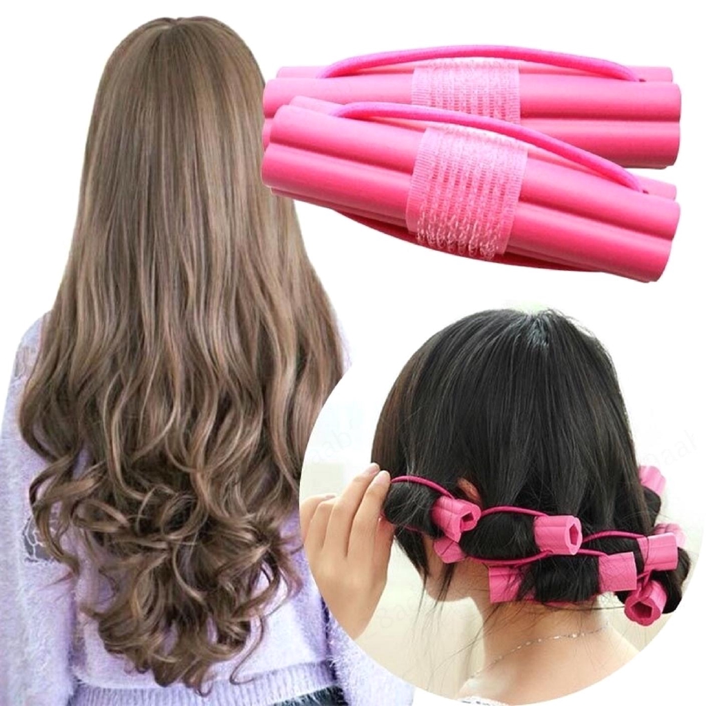 Rollers Hair Curler Diy Flower Soft Hair Wavy Curler Shopee Malaysia