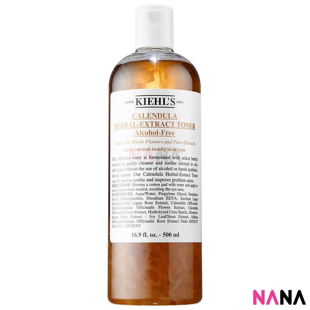 Kiehl S Calendula Herbal Extract Alcohol Free Toner 500ml Shopee Malaysia