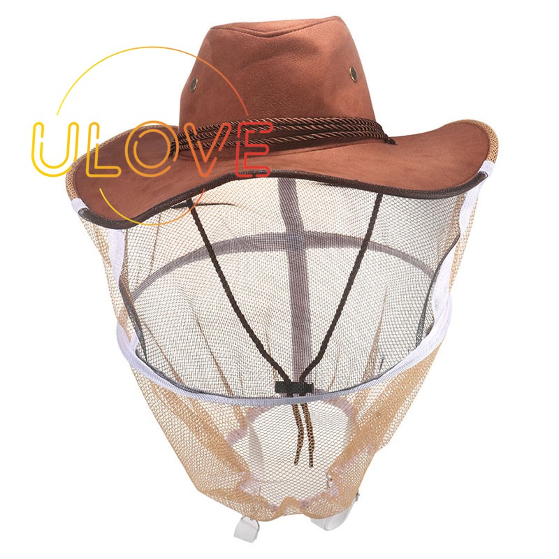 Beekeeping Beekeeper Cowboy Hat Anti Mosquito Bee Veil Net Shopee Malaysia - roblox veil hat