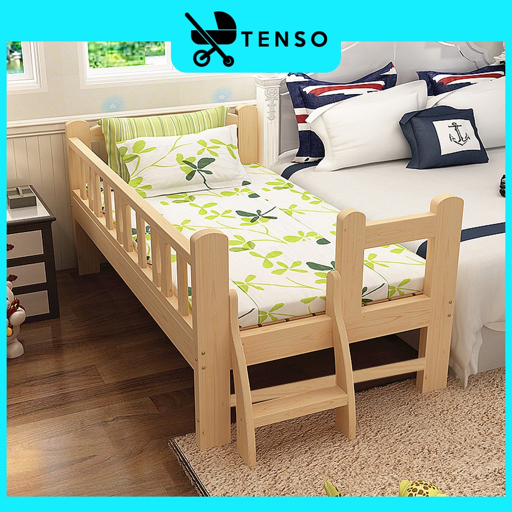 Easel Wooden HA231 Baby Cot Attached to Parents Bed with Staircase