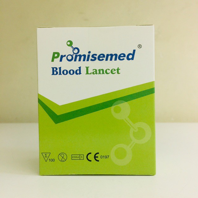 Blood Lancet Round Needles Jarum 100'S 28G (Promisemed blood lancets ...