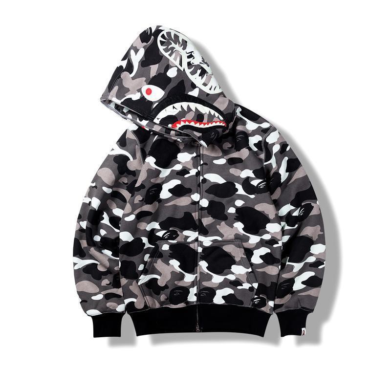 grey camo bape hoodie