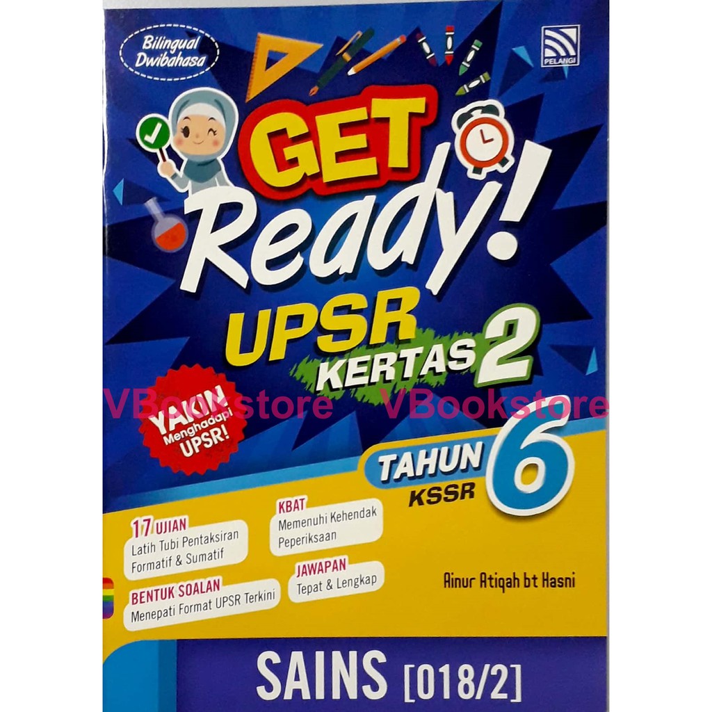 READY STOCK] PELANGI GET READY! UPSR SAINS TAHUN 6 KERTAS 2 [018/2 