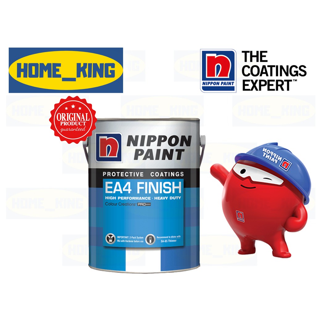 [100 ORIGINAL] 5LT Nippon Paint EA4 Finish High Performance Heavy Duty