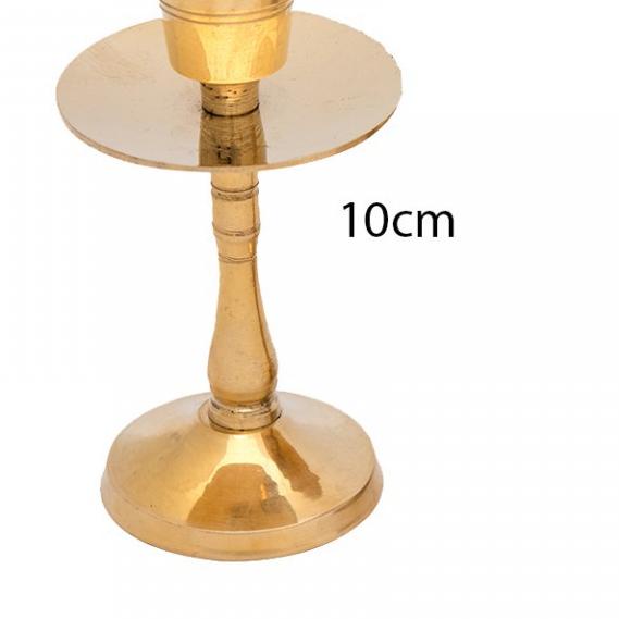 LILIN 10cm Brass Candle Holder - Spiritual Candle Holder - Candle Holder