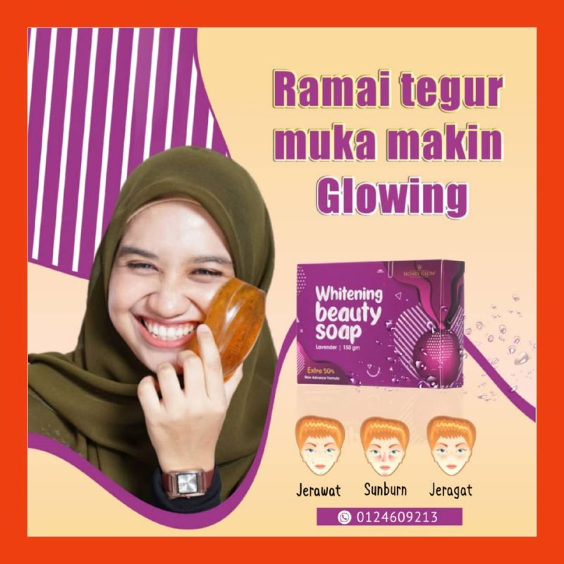 Honey Glow Sabun Cerahkan Kulit Dan Hilangkan Daki ...