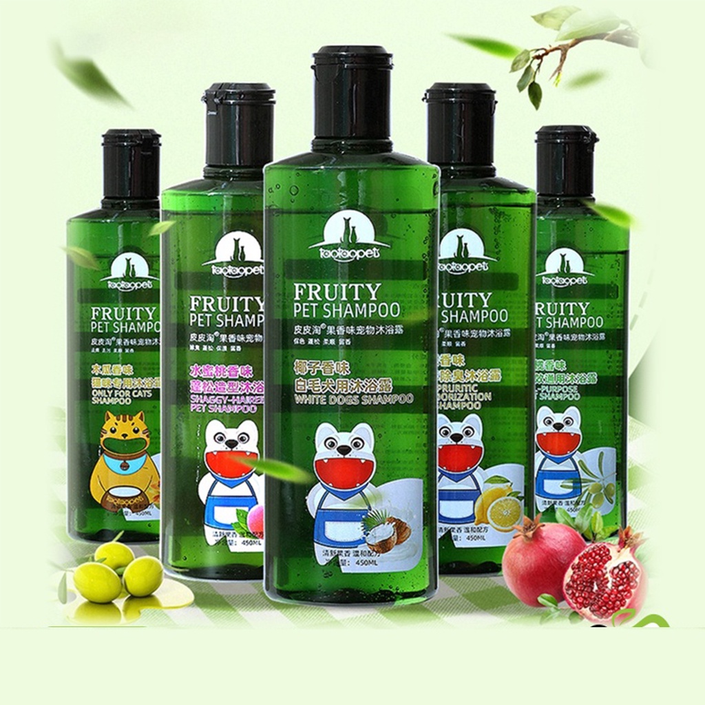 Organic Olive Essence Pet Dog Cat Shampoo Antibacteria (450ml) Shopee
