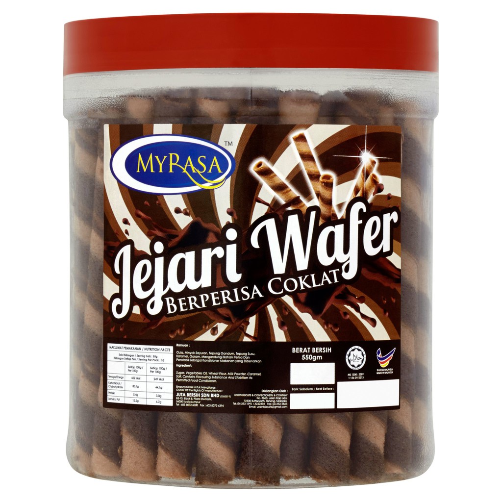 Myrasa Jejari Wafer Coklat 550g Md1 Shopee Malaysia