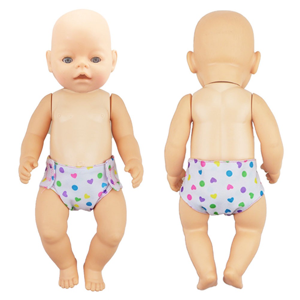 Details about   6Pcs Chic Durable Prime Sturdy Doll Nappies Baby Doll Diapers 