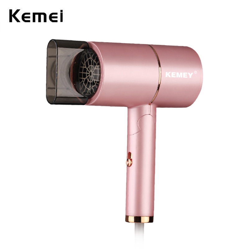 Kemei KM-8223 Professional Blow Dryer Negative Ion Smoother Hair Care Fast Drying Foldable Portable Hair Dryer Home