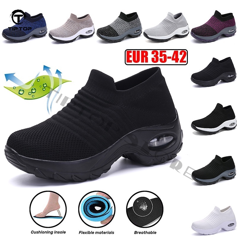 women casual shoes mesh cushioned outdoor sneakers