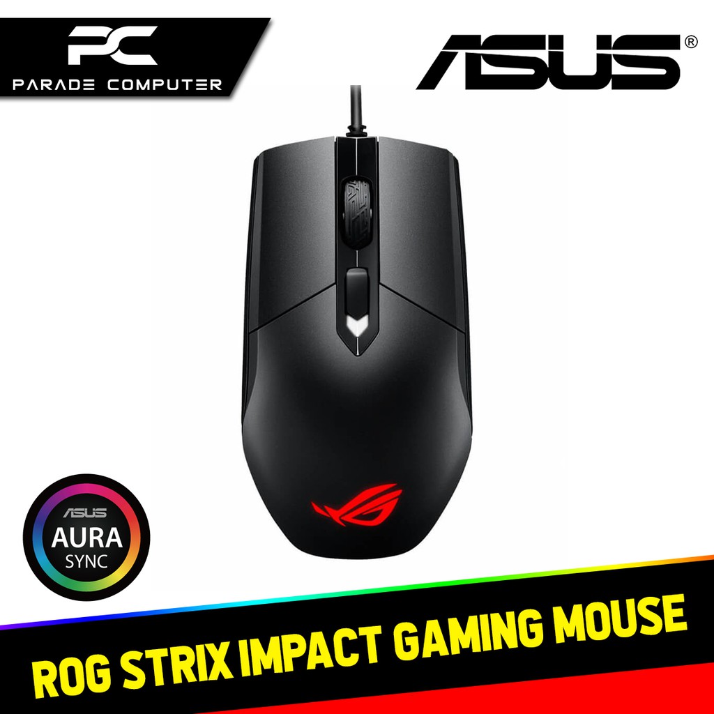 Asus Rog Strix Impact Wired Gaming Mouse Shopee Malaysia