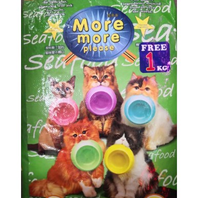 More More cat food8kg Seafood/makanan kucing8kg/cat food/kucing 