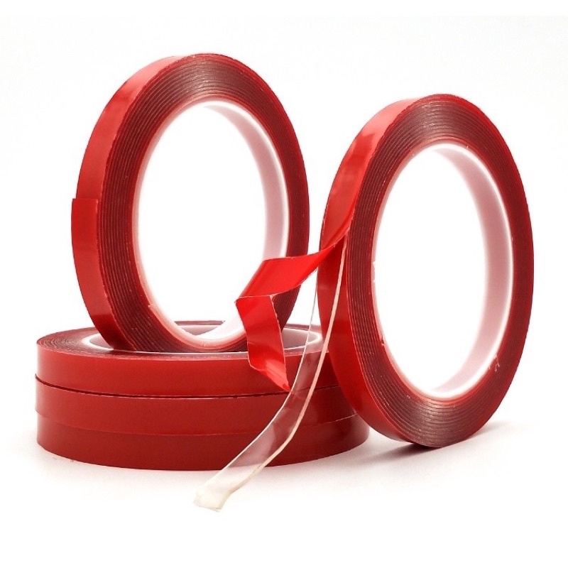 Multi-purpose, transparent double-sided tape