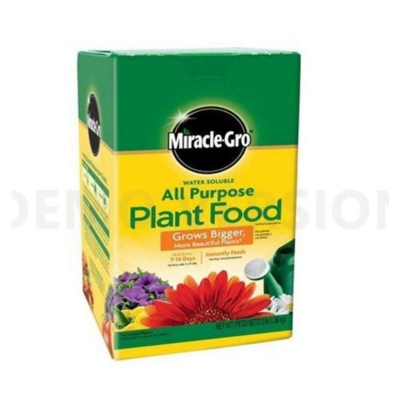 MiracleGro WaterSoluble All Purpose Plant Food (1/4 lbs / 680g/1.81kg